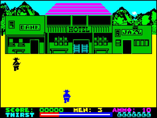Dead or Alive - ZX Spectrum game screenshot (1987) by Alternative